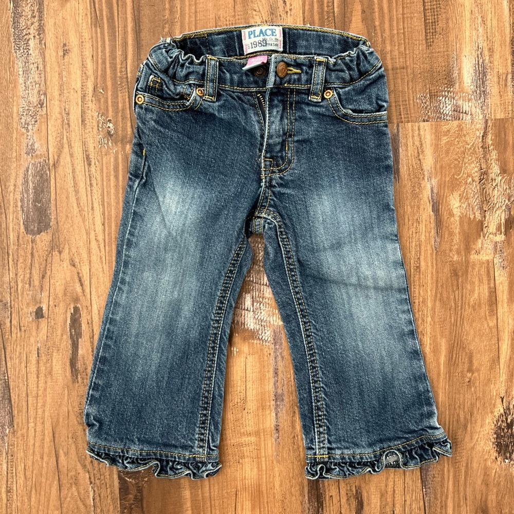 The Children’s place girls flare denim jeans 24 months